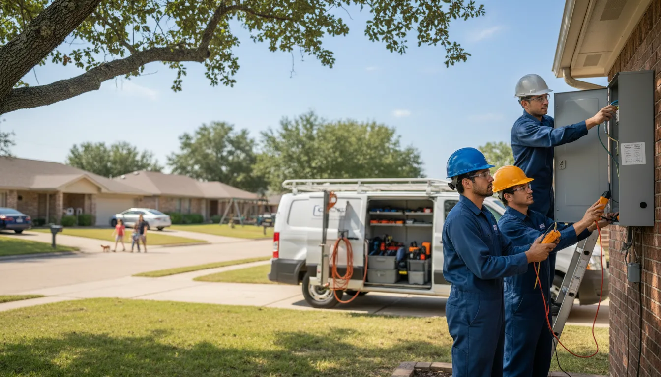 Certified electrician providing emergency electrical services in Aultman, PA